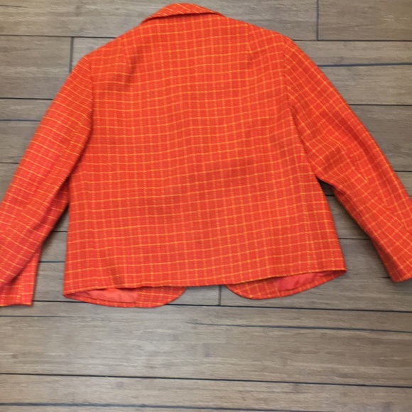 Vintage orange jacket Country Miss classic. Size M - Picture 5 of 10